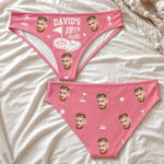 Custom Photo Women Briefs - Personalized Anniversary Wedding Gifts For Husband, Golfers - The Luckiest Golfer In The World