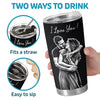 Custom Photo Tumbler - Personalized Anniversary Wedding Gifts For Husband And Wife, Him And Her - Better Together