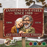 Custom Photo Home Decor Metal Sign - Personalized  Anniversary Wedding Gifts For Husband, Wife, Couple - Always Better Together
