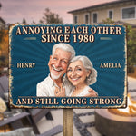 Custom Photo Home Decor Metal Sign - Personalized  Anniversary Wedding Gifts For Husband, Wife, Couple - Always Better Together