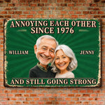 Custom Photo Home Decor Metal Sign - Personalized  Anniversary Wedding Gifts For Husband, Wife, Couple - Always Better Together