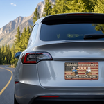 Custom License Plate - Personalized Anniversary Wedding Gifts For Husband, Wife, Couple - Still Crazy in Love