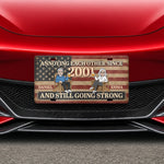 Custom License Plate - Personalized Anniversary Wedding Gifts For Husband, Wife, Couple - Still Crazy in Love
