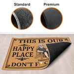 Custom Home Decor Decorative Mat - Personalized Summer Vacation And Travel Gifts For Couple - Our Little Slice Of Heaven