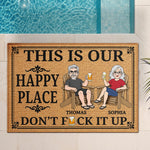 Custom Home Decor Decorative Mat - Personalized Summer Vacation And Travel Gifts For Couple - Our Little Slice Of Heaven