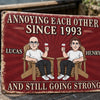 Custom Home Decor Metal Sign - Personalized  Anniversary Wedding Gifts For Husband And Wife, Him And Her - Love Always Better Together