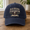 Custom Cap - Personalized Birthday Gifts For Him, Dad, Grandpa, Husband - Old Geeze