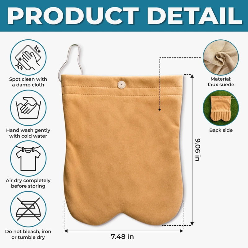 Custom Photo Flannel Golf Ball Bag Sack - Personalized Birthday Gifts For Golf Lovers, Sports Fans, Sports Lovers - Lucky Ball Sack