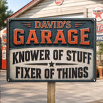 Custom Home Decor Metal Sign - Personalized Birthday Gifts For Men - Master Of Tools, Legend Of Fixes