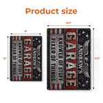 Custom Mechanic Home Decor Metal Sign - Personalized Birthday Gifts For Men - Garage State Of Mind