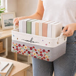 Custom Storage Basket - Personalized Birthday Gifts For Women - Uniquely Hers, Beautifully Blooming