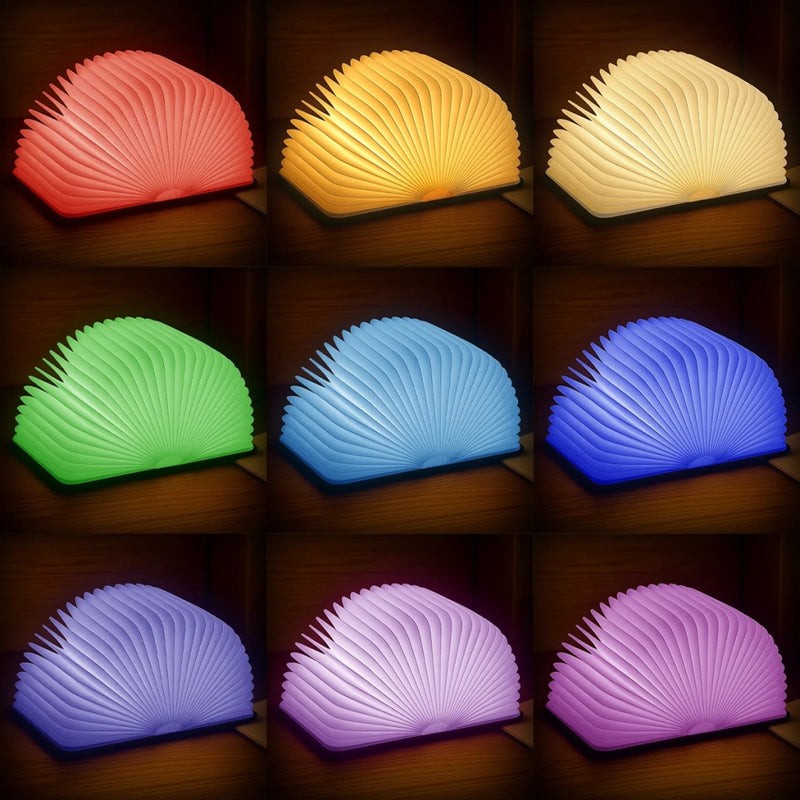 Custom Kids Foldable LED Magic Book Lamp - Personalized Back To School Gifts For Kids - Ready To Learn