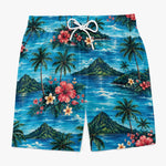 Custom Funny Men Swim Trunks - Personalized Birthday Gifts For Men - Rear View Approved