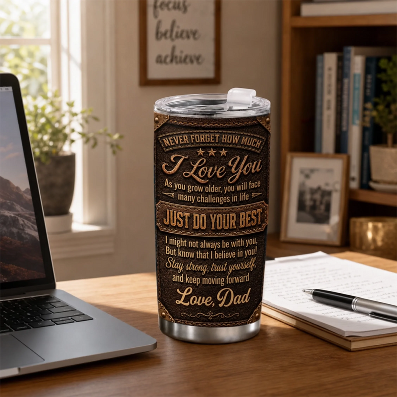 Custom Tumbler - Personalized Birthday Gifts For Son - Forever Bound By Love