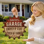 Custom Wood Sign - Personalized Birthday Gifts For Men - Garage Goals