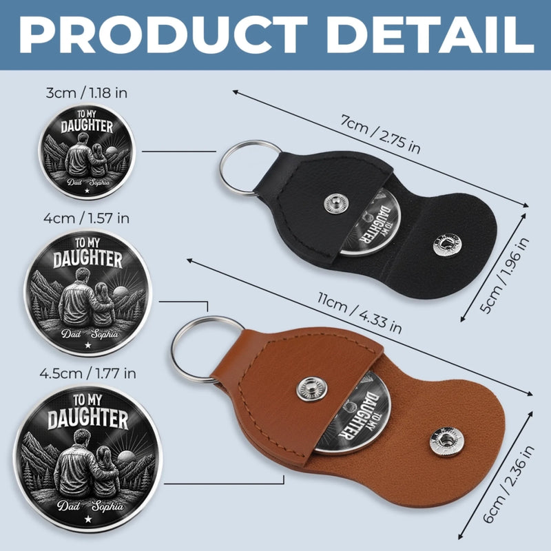 Custom Pocket Hug - Personalized Birthday Gifts For Daughter - Just Do Your Best Always