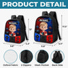 Custom Kids Backpack & Water Bottle Set - Personalized Back To School Gifts For Kids - Level Up Learning