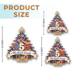 Custom Acrylic Ornament - Personalized America 250th Anniversary Christmas Gifts For Family - Generations Of Freedom And Tradition