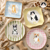 Custom Photo Full-Print Jewelry Dish - Personalized Birthday Gifts For Dog Cat Lovers, Dog Dad And Mom, Cat Owners - Paws, Wet Noses, Warm Hearts
