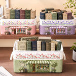Custom Storage Basket - Personalized Bookish Gifts For Book Lovers, Readers - My Little Corner Bookshop