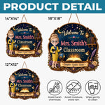 Custom Classroom Decor Wood Sign - Personalized Back To School Gifts For Teacher - Best Teacher, Best Classroom Ever