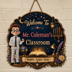 Custom Classroom Decor Wood Sign - Personalized Back To School Gifts For Teacher - Best Teacher, Best Classroom Ever