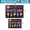 Custom Ghost Home Decor Metal Sign - Personalized Halloween Birthday Gifts For For Mom, Dad, Brother, Sister - Ghosts Live Here Full Time