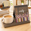 Custom Wooden Book Holder - Personalized Bookish Gifts For Book Lovers, Bookworms, Readers - Just One More Chapter