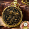 Custom Pocket Watch - Personalized Birthday Gifts For Son - Forever My Son And Best Friend