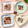 Custom Photo Jewelry Dish - Personalized Best Friend Birthday Gifts For Women, Besties, Sisters, BFF - Cherishing Our Girl Moments