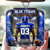 Custom America Football Acrylic Car Ornament - Personalized Birthday Gifts For America Football Lovers, Sports Fans, Sports Lovers - Play Hard Win Proud