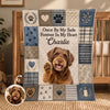 Custom Photo Blanket - Personalized Pet Memorial Sympathy Gifts For Dogs, Cats - Until We Meet Again My Friend