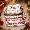 Custom Acrylic Ornament - Personalized Christmas Birthday Gifts For Mom, Dad, Brother, Sister - Warm Wishes From Our Family