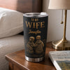 Custom Tumbler - Personalized Anniversary Wedding Gifts For Husband And Wife, Him And Her - My queen, Forever And Always