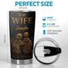 Custom Tumbler - Personalized Anniversary Wedding Gifts For Husband And Wife, Him And Her - My queen, Forever And Always