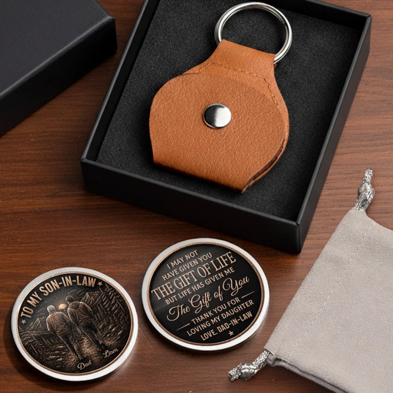 Custom Pocket Hug - Personalized Birthday Gifts For Son-In-Law - Blessed To Have You As Family