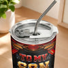 Custom Tumbler - Personalized Birthday Gifts For Son, Daughter - My World My Why