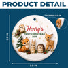 Custom First Christmas Ceramic Ornament - Personalized Christmas Baby Shower, Gender Reveal Gifts For New Moms, New Dads, New Parents - Little Wonder Big Magic