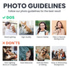 Custom Photo Blanket - Personalized Pet Memorial Sympathy Gifts For Dogs, Cats - Paw Prints On My Heart