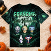 Custom Monster T-shirt - Personalized Halloween Birthday Gifts For Mom, Grandma - Mystical Halloween Family Night