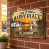Custom Home Decor Metal Sign - Personalized Birthday Camping Gifts For Campers, Husband And Wife, Him And Her - Summer Campsite Vibes