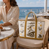 Custom Canvas Tote Bag - Personalized Summer Vacation And Travel Gifts For Mom, Dad, Brother, Sister - Sea Days Best Days