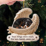 Custom Photo Acrylic Ornament - Personalized Pet Christmas Memorial Sympathy Gifts For Dog Lovers, Cat Lovers - My Best Friend Forever Always