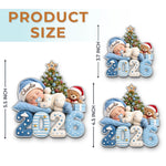Custom First Christmas Acrylic Ornament - Personalized Christmas Baby Shower, Gender Reveal Gifts For New Moms, New Dads, Grandparents - Our Greatest Blessing Ever
