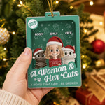 Custom Toy Box Acrylic Ornament - Personalized Christmas Birthday Gifts For Cat Lovers, Cat Moms - All I Want For Christmas Is Meow