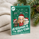 Custom Toy Box Acrylic Ornament - Personalized Christmas Birthday Gifts For Cat Lovers, Cat Moms - All I Want For Christmas Is Meow