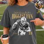 Custom Photo America Football Comfort T-Shirt - Personalized Birthday Gifts For Mom, Dad, Football Lovers - Sunday Funday Starts Here