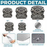 Custom Shaped Metal Sign - Personalized Birthday Gifts For Mechanics, DIYers, Gearheads - Working Hard In My Zone