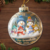 Custom Snowman Acrylic Ornament - Personalized Christmas Birthday Gifts For Grandpa, Grandma - Love That Spans Generations