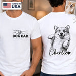 Custom Photo Unisex T-shirt - Personalized Father's Day Birthday Gifts For Dog Lovers, Dog Dad, Pet Lovers - Furry Friends Forever